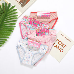 Girls' Cotton Panties Set - 12pieces - Multicolour