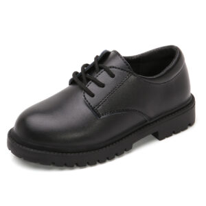 Children's Shoes, Boys' Leather Shoes, Soft-Soled Boys' British Style Student Shoes
