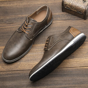 Men's single-layer shoes color matching breathable men's casual shoes